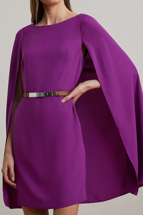 Lauren Ralph Lauren sukienka kolor fioletowy mini prosta 253855210 - zdjęcie produktu nr 2