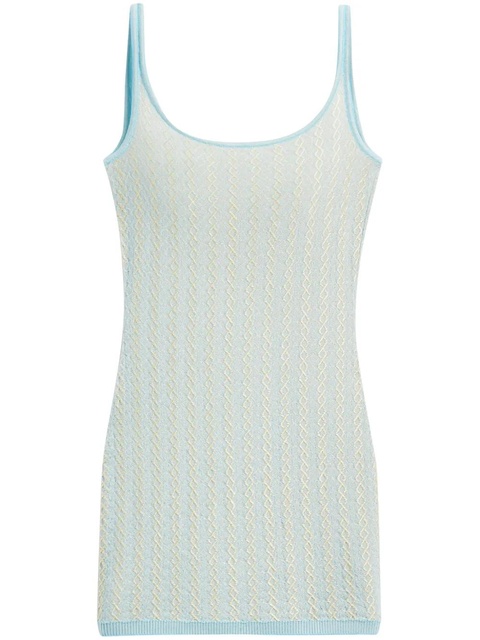 Jacquemus knitted mini dress - Blue - zdjęcie produktu nr 1