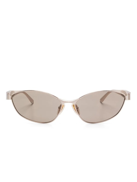 Balenciaga Eyewear oval-frame sunglasses - Gold - zdjęcie produktu nr 1