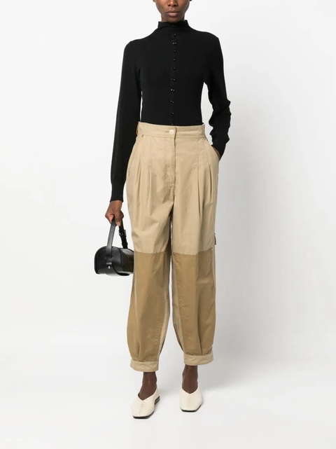 LEMAIRE high-neck wool cardigan - Black - zdjęcie produktu nr 2