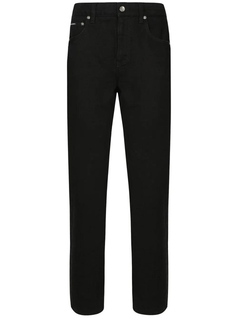 Dolce & Gabbana low-rise boyfriend jeans - Black - zdjęcie produktu nr 1