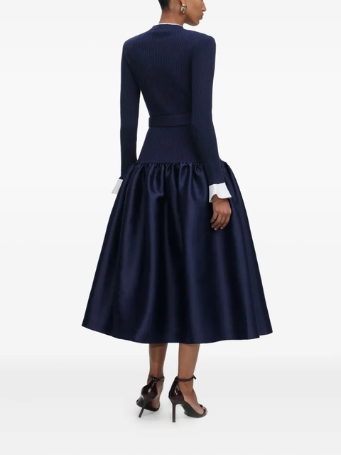Self-Portrait belted midi dress - Blue - zdjęcie produktu nr 2