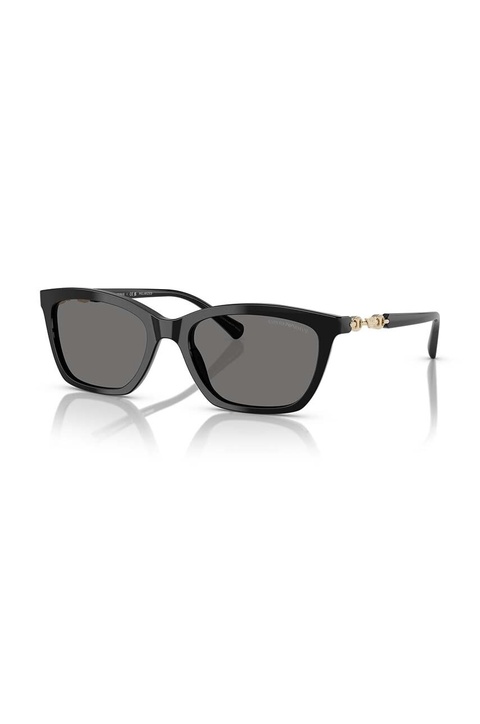 Emporio Armani okulary przeciwsłoneczne damskie kolor czarny 0EA4238 - zdjęcie produktu nr 1