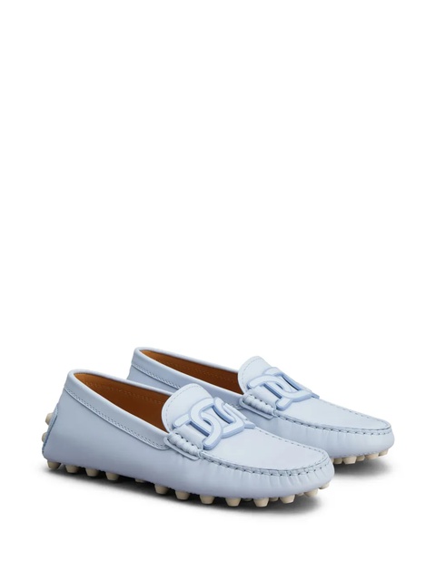 Tod's Gommino chain-motif loafers - Blue - zdjęcie produktu nr 1