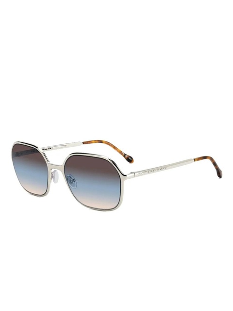 Isabel Marant Eyewear geometric-frame sunglasses - Blue - zdjęcie produktu nr 1