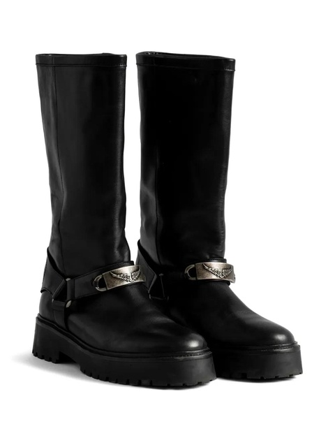 Zadig&Voltaire Angie buckle-strap boots - Black - zdjęcie produktu nr 2