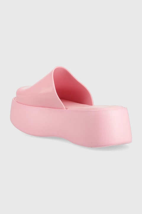 Melissa klapki MELISSA BECKY AD damskie kolor różowy na platformie M.32818.1358 - zdjęcie produktu nr 1