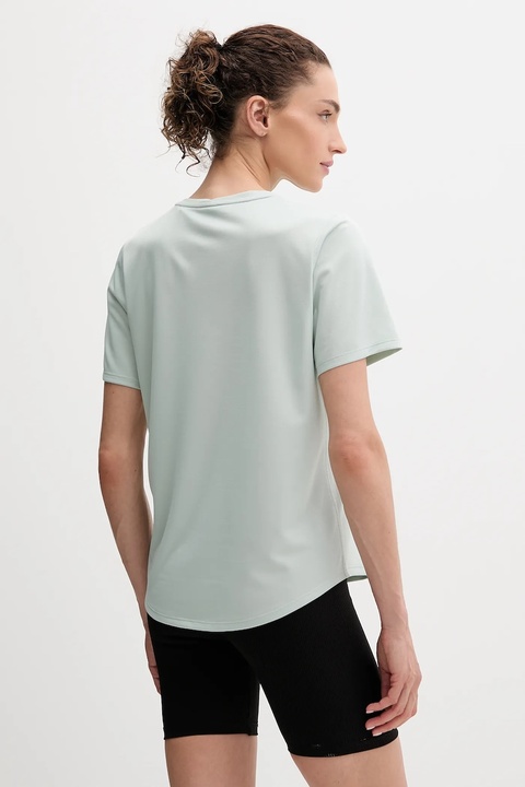 Asics t-shirt do biegania Core kolor zielony 2012D170 - zdjęcie produktu nr 2
