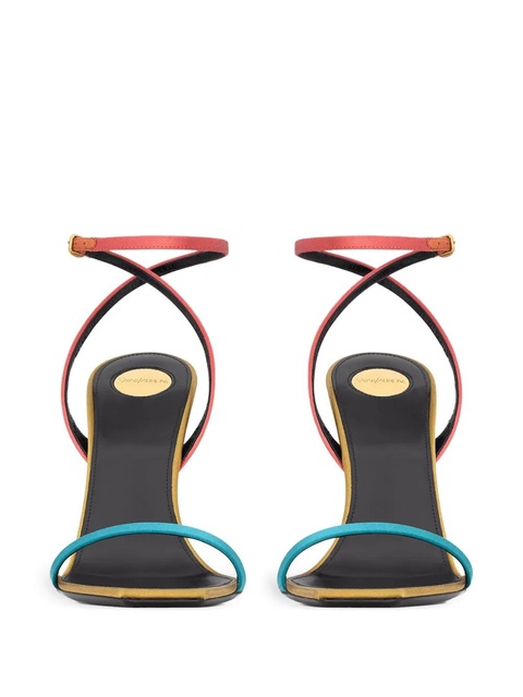 Saint Laurent 110mm Dominique strappy sandals - Blue - zdjęcie produktu nr 2