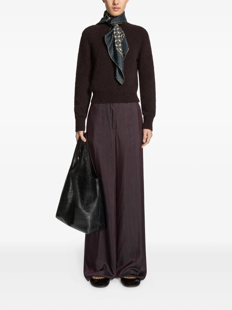 DRIES VAN NOTEN wool sweater - Brown - zdjęcie produktu nr 2