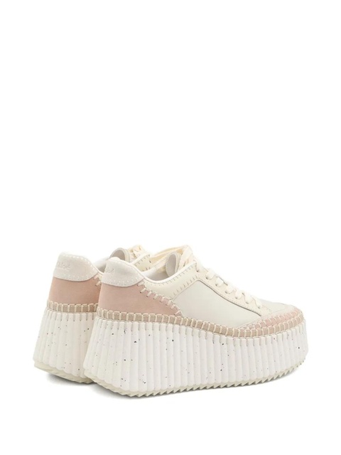 Chloé platform lace-up pumps - Neutrals - zdjęcie produktu nr 2