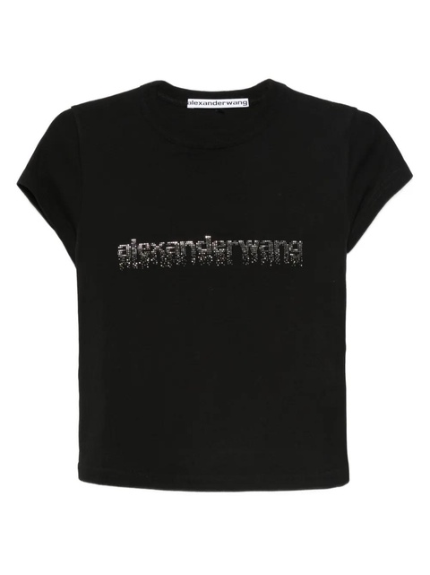 Alexander Wang logo-print T-shirt - Black - zdjęcie produktu nr 1