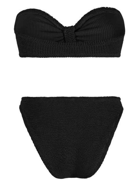 Hunza G crinkle-texture bikini - Black - zdjęcie produktu nr 1