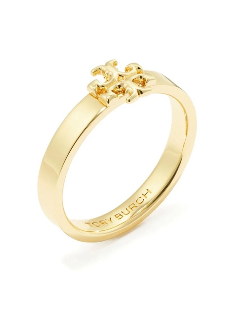 Tory Burch Kira logo-embellished ring - Gold - zdjęcie produktu nr 2