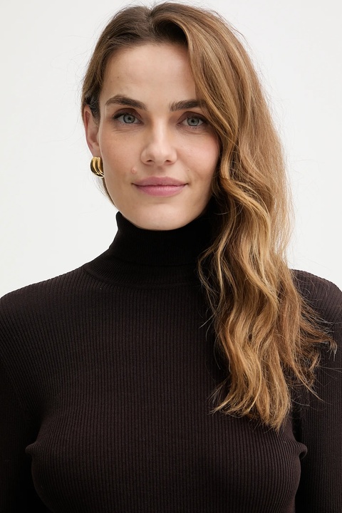 Morgan sukienka REGOYA kolor brązowy mini dopasowana REGOYA - zdjęcie produktu nr 2