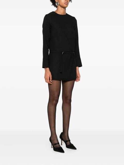 Eleh belted three-quarter sleeve mini dress - Black - zdjęcie produktu nr 2