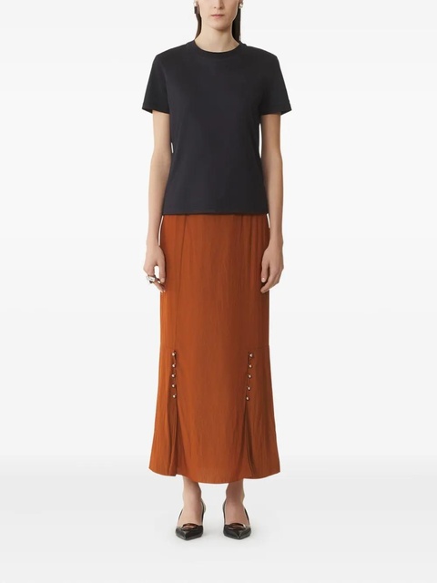 Lanvin tie-back cotton T-shirt - Black - zdjęcie produktu nr 2