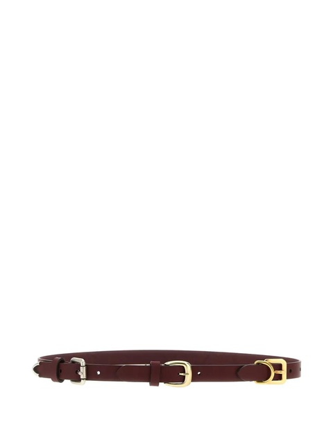 ETRO leather buckle belt - Red - zdjęcie produktu nr 2