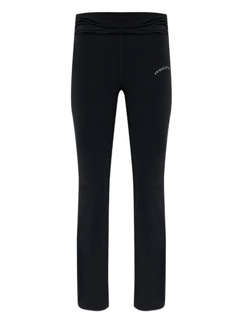 MISBHV branding-detail flared trousers - Black - zdjęcie produktu nr 1