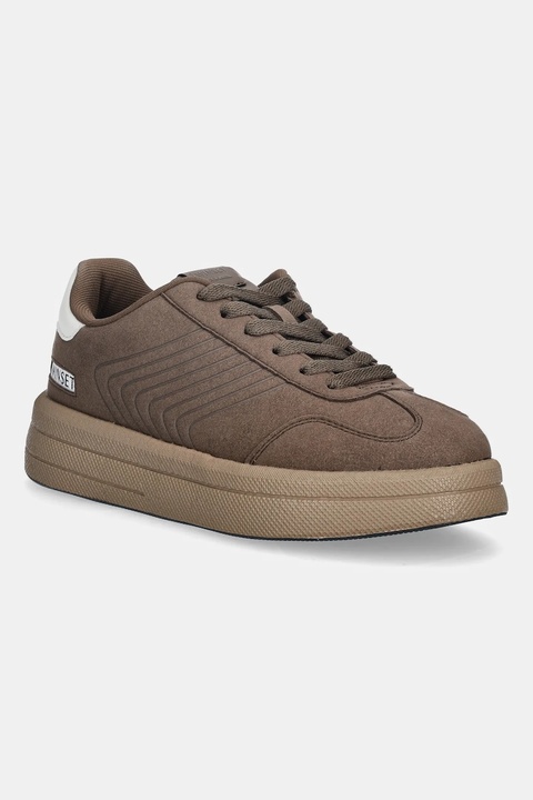 Twinset sneakersy damskie kolor brązowy 252TGT01E - zdjęcie produktu nr 1