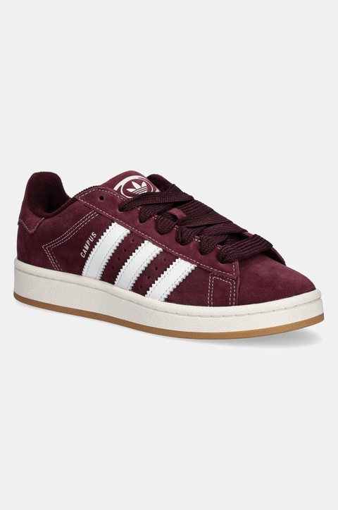 adidas Originals sneakersy zamszowe Campus 00s damskie kolor bordowy JS2761 - zdjęcie produktu nr 1