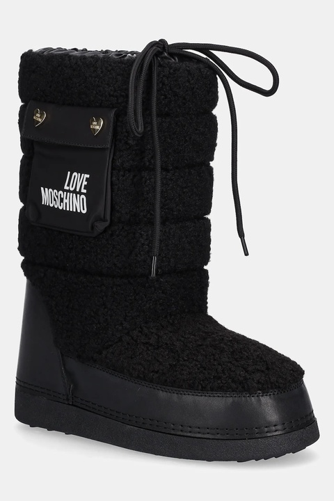 Love Moschino śniegowce kolor czarny JA24452G0NISM00A - zdjęcie produktu nr 1