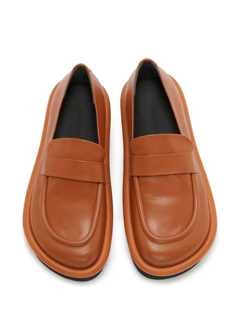 JW Anderson Bumper-Tube leather chunky loafers - Brown - zdjęcie produktu nr 2