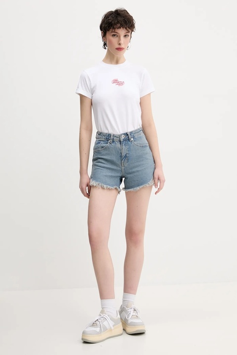 Karl Lagerfeld Jeans t-shirt damski kolor biały A2W17027 - zdjęcie produktu nr 1