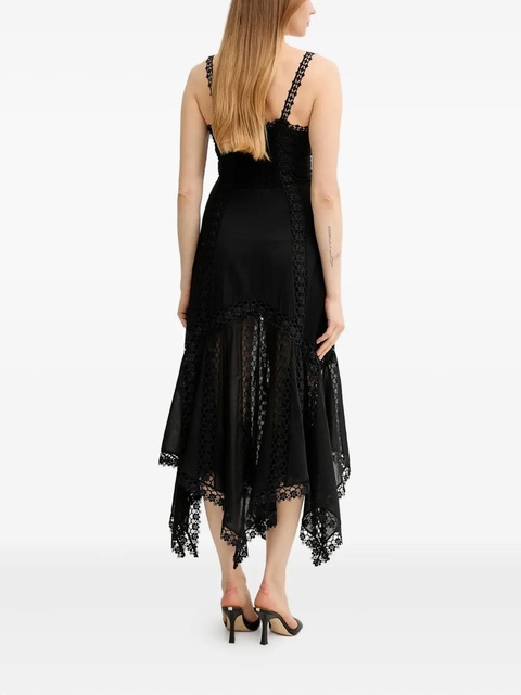 Charo Ruiz Ibiza Blossel asymmetrical midi dress - Black - zdjęcie produktu nr 2