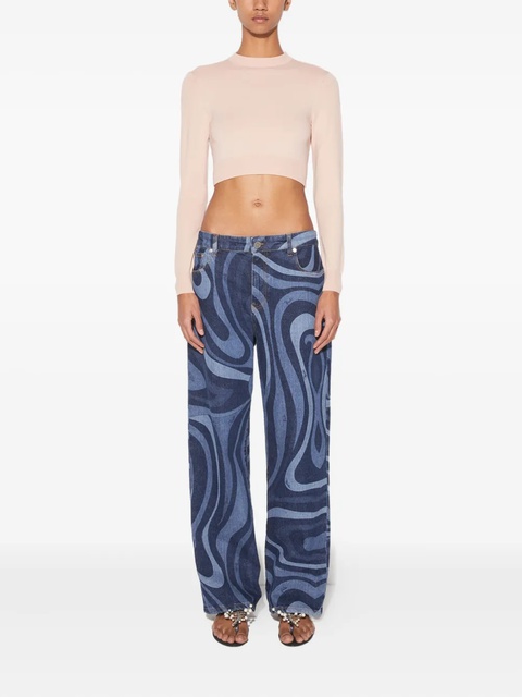 PUCCI tie-back long-sleeve top - Pink - zdjęcie produktu nr 1