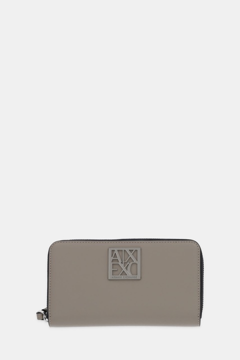 Armani Exchange portfel damski kolor brązowy 948486 0A874 - zdjęcie produktu nr 1