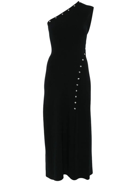Maje asymmetric knitted maxi dress - Black - zdjęcie produktu nr 1