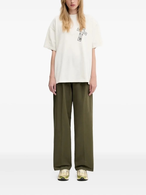 Carhartt WIP pleated straight-leg trousers - Green - zdjęcie produktu nr 1