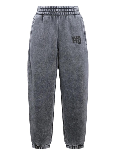 Alexander Wang logo-embroidered track pants - Grey - zdjęcie produktu nr 1
