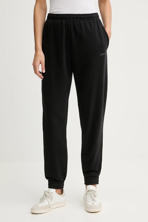 Calvin Klein Underwear spodnie lounge damskie kolor czarny melanżowe LV00QS7515 - zdjęcie produktu nr 1