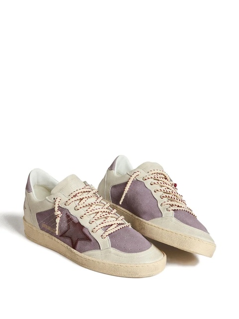 Golden Goose leather-star sneakers - Purple - zdjęcie produktu nr 1