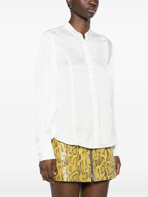 Zadig&Voltaire Twina satin-finish blouse - White - zdjęcie produktu nr 2