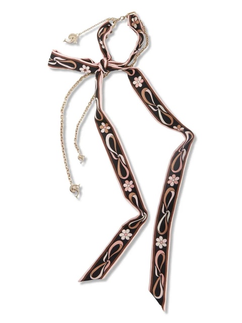 PUCCI silk necklace - Black - zdjęcie produktu nr 1