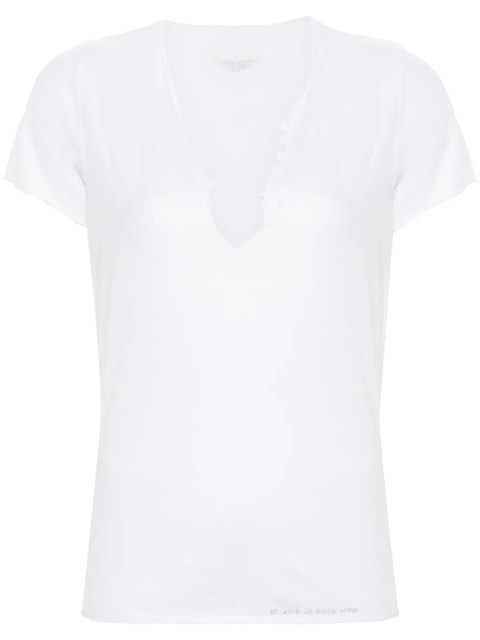 Zadig&Voltaire rhinestone-embellished cotton T-shirt - White - zdjęcie produktu nr 1