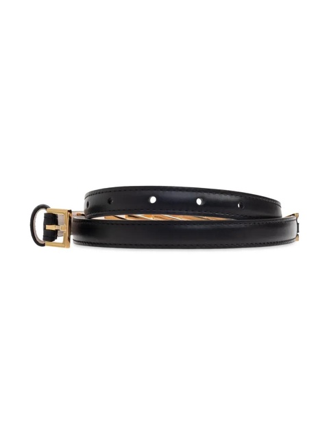 Versace V2025 chain leather belt - Black - zdjęcie produktu nr 2