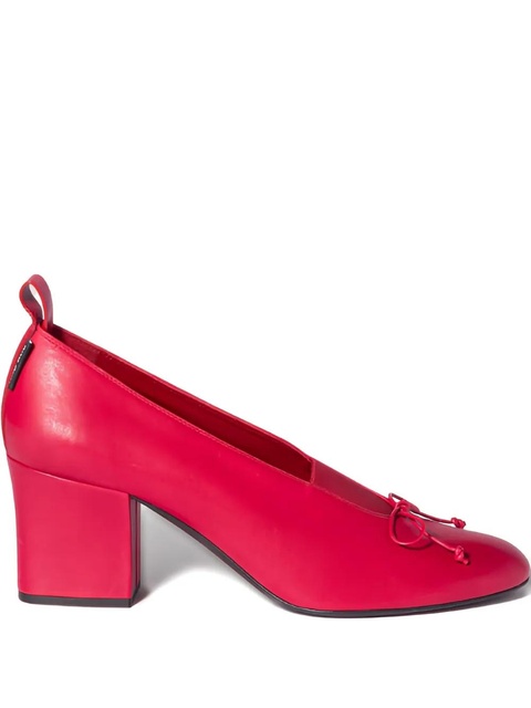 Miu Miu 65mm block-heel pumps - Red - zdjęcie produktu nr 1
