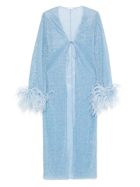 Oséree Lumière Plumage coat - Blue - zdjęcie produktu nr 1