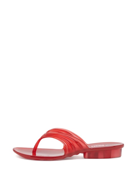 Diesel x Melissa pleated thong sandals - Red - zdjęcie produktu nr 2