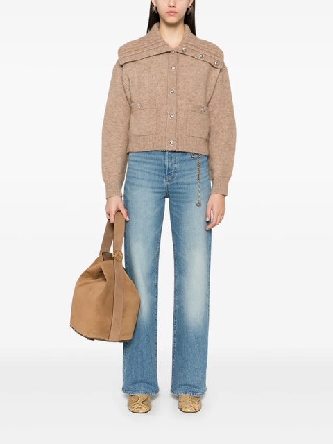 Maje chain-link belt jeans - Blue - zdjęcie produktu nr 1