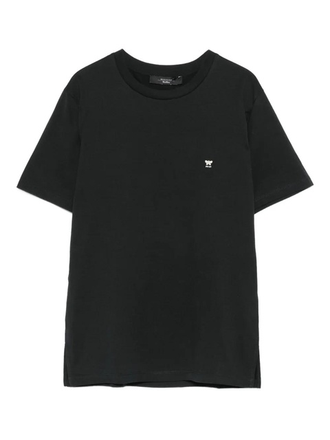 Weekend Max Mara logo cotton T-shirt - Black - zdjęcie produktu nr 1