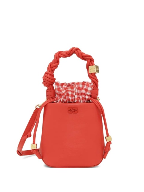 GANNI mini Bou bucket bag - Orange - zdjęcie produktu nr 1