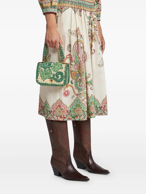 ETRO raffia mini bag - Green - zdjęcie produktu nr 2
