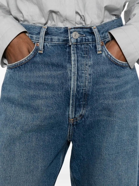 AGOLDE whiskering-effect jeans - Blue - zdjęcie produktu nr 1
