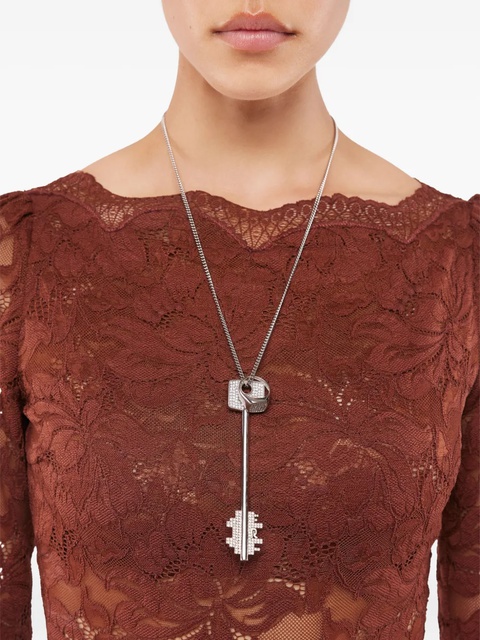 Rabanne key-pendant necklace - Silver - zdjęcie produktu nr 2