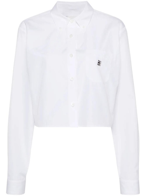 Givenchy logo-plaque shirt - White - zdjęcie produktu nr 1